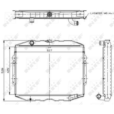 504115 Kühler, Motorkühlung