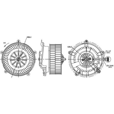 AB 17 000S Innenraumgebläse BEHR AB 17 000S Innenraumgebläse BEHR