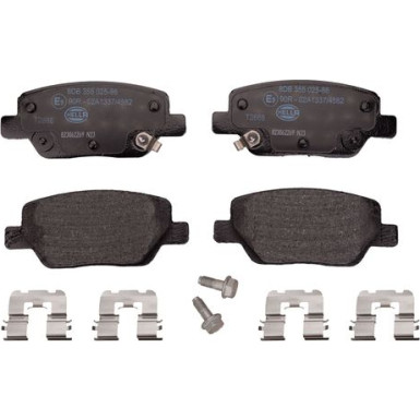 Hella Pagid | Bremsbelagsatz, Scheibenbremse | 8DB 355 025-861 Hella Pagid | Bremsbelagsatz, Scheibenbremse | 8DB 355 025-861