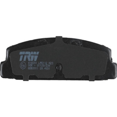 TRW Bremsbelagsatz, Scheibenbremse COTEC GDB3352