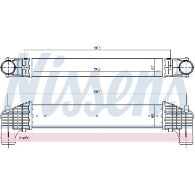 96750 Ladeluftkühler ** FIRST FIT **