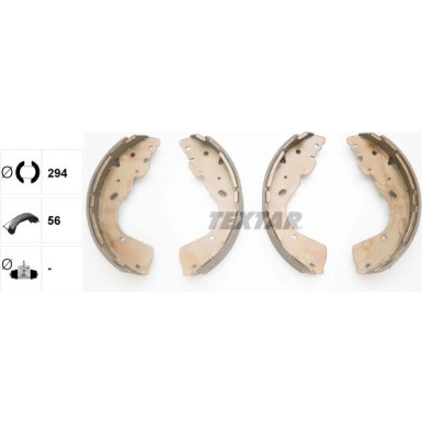 91081800 Bremsbackensatz 91081800 Bremsbackensatz