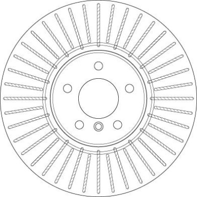 Bremsscheibe TRW SINGLE DF6408S