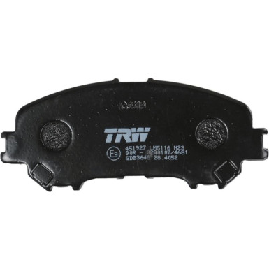 GDB3648 Bremsbelagsatz, Scheibenbremse