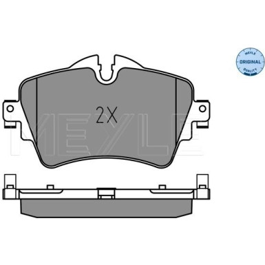 025 221 8719 Bremsbelagsatz, Scheibenbremse MEYLE-ORIGINAL: True to OE.