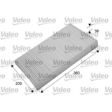 698871 Filter, Innenraumluft VALEO ESSENTIAL