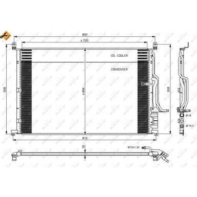 35923 Kondensator, Klimaanlage EASY FIT