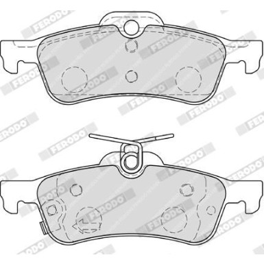 Ferodo | Bremsbelagsatz, Scheibenbremse | FDB4041
