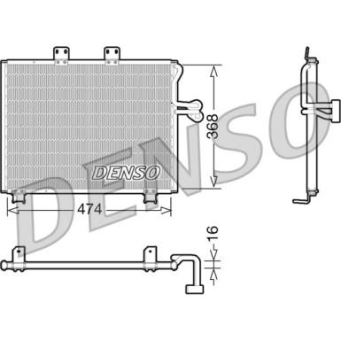 Denso | Kondensator, Klimaanlage | DCN06013