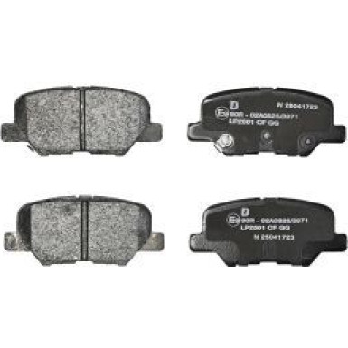 Delphi Bremsbelagsatz, Scheibenbremse LP2501