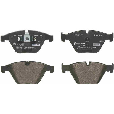 Brembo Bremsbelagsatz, Scheibenbremse XTRA LINE P 06 055X