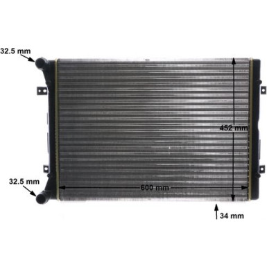 CR 2038 000S Kühler, Motorkühlung BEHR