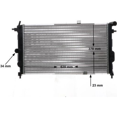 Mahle | Kühler, Motorkühlung | CR 438 000S