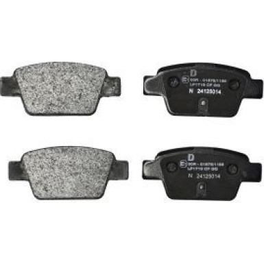 Delphi Bremsbelagsatz, Scheibenbremse LP1719