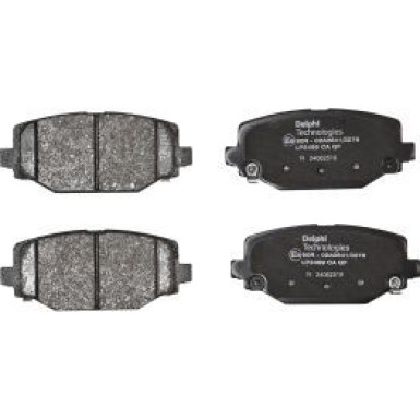 Delphi Bremsbelagsatz, Scheibenbremse LP2499