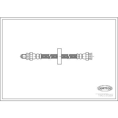 Corteco | Bremsschlauch | 19033589