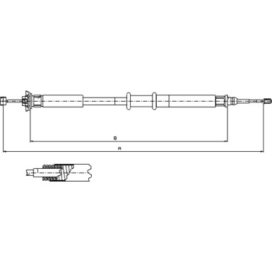 631.20 Seilzug, Feststellbremse 631.20 Seilzug, Feststellbremse