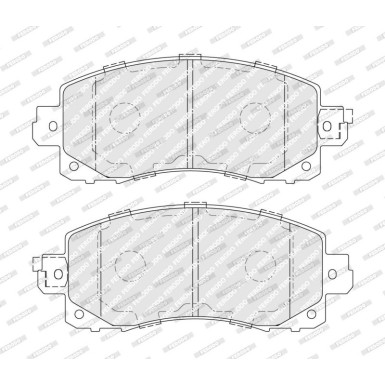 Ferodo | Bremsbelagsatz, Scheibenbremse | FDB5299