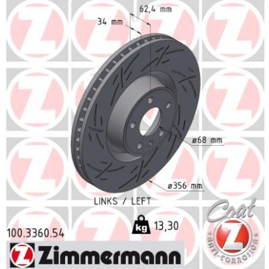 100.3360.54 Bremsscheibe BLACK Z 100.3360.54 Bremsscheibe BLACK Z