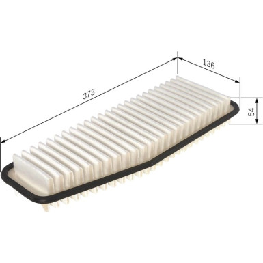 BOSCH 1 987 429 163 Luftfilter BOSCH 1 987 429 163 Luftfilter