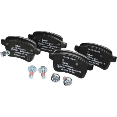 Delphi | Bremsbelagsatz, Scheibenbremse | LP3246