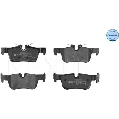 025 253 3116 Bremsbelagsatz, Scheibenbremse MEYLE-ORIGINAL: True to OE.