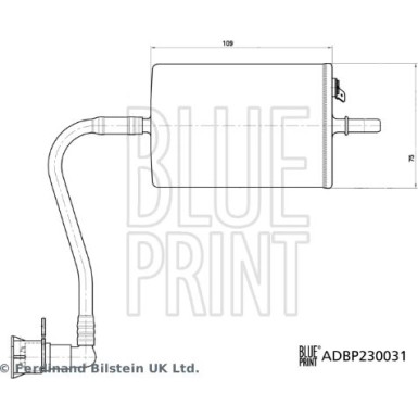 Blue Print | Kraftstofffilter | ADBP230031