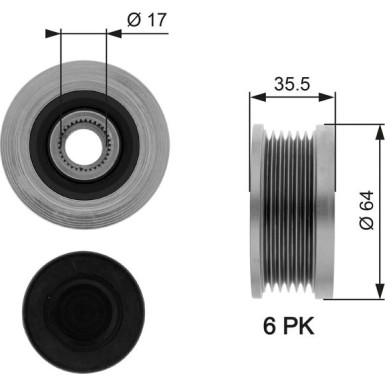 OAP7073 Generatorfreilauf DriveAlign™