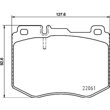8DB 355 021-671 Bremsbelagsatz, Scheibenbremse