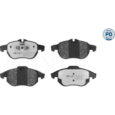 025 234 0220/PD Bremsbelagsatz, Scheibenbremse MEYLE-PD: Advanced performance and design.