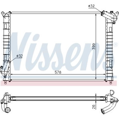 NISSENS 69701A Kühler, Motorkühlung für MINI Schrägheck, Cabrio Aluminium, 578 x 399 x 26mm NISSENS 69701A Kühler, Motorkühlung für MINI Schrägheck, Cabrio Aluminium, 578 x 399 x 26mm