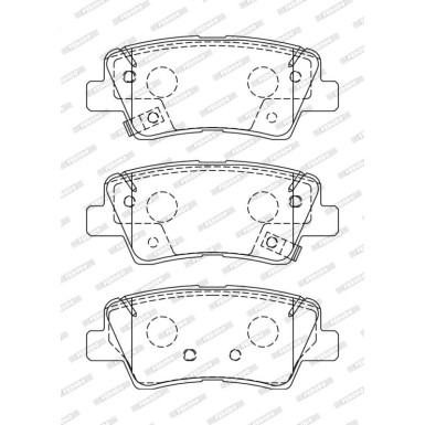 FDB5041 Bremsbelagsatz, Scheibenbremse PREMIER ECO FRICTION