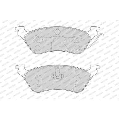 FDB1475 Bremsbelagsatz, Scheibenbremse PREMIER ECO FRICTION