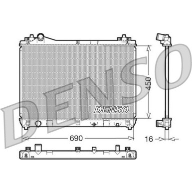 Denso | Kühler, Motorkühlung | DRM47011