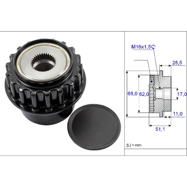 535 0175 10 Generatorfreilauf 535 0175 10 Generatorfreilauf