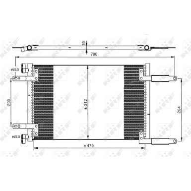 35493 Kondensator, Klimaanlage EASY FIT
