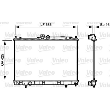 735201 Kühler, Motorkühlung