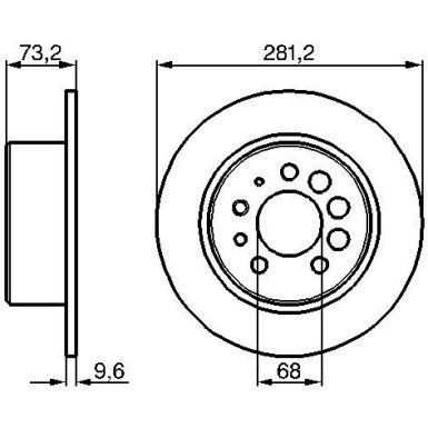 0 986 478 143 Bremsscheibe