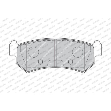 Ferodo | Bremsbelagsatz, Scheibenbremse | FDB1889 Ferodo | Bremsbelagsatz, Scheibenbremse | FDB1889