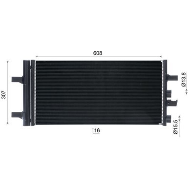 AC 891 000S Kondensator, Klimaanlage BEHR