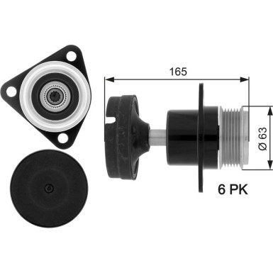 Gates Generatorfreilauf DriveAlign™ OAP7050