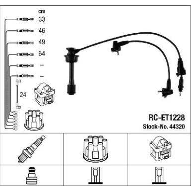 44320 Zündleitungssatz