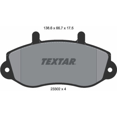 2330201 Bremsbelagsatz, Scheibenbremse