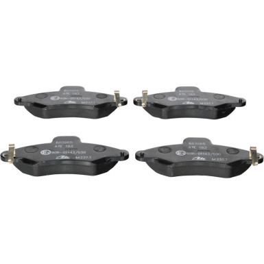 13.0460-3965.2 Bremsbelagsatz, Scheibenbremse