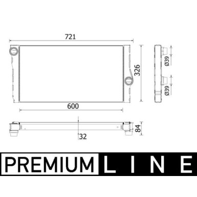 Mahle | Kühler, Motorkühlung | CR 957 000P