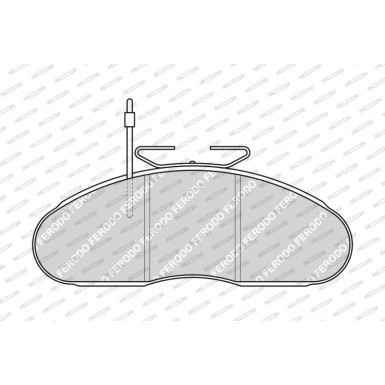 Ferodo Bremsbelagsatz, Scheibenbremse PREMIER FVR792