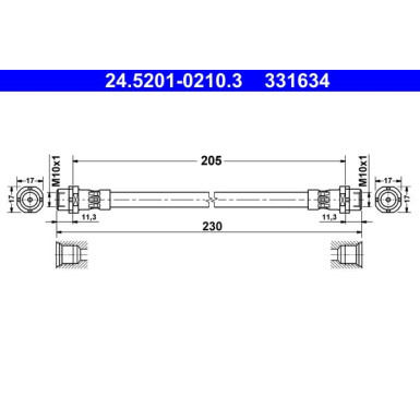24.5201-0210.3 Bremsschlauch
