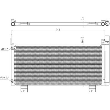 350488 Kondensator, Klimaanlage EASY FIT