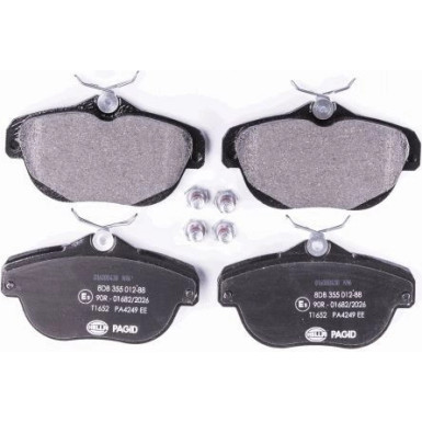 Hella Pagid | Bremsbelagsatz, Scheibenbremse | 8DB 355 012-881