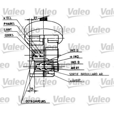 Valeo | Lenkstockschalter | 251212